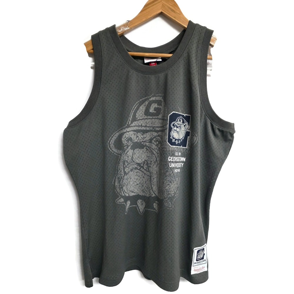 Georgetown Hoyas Men's Mitchell & Ness Big Face Shadow Jersey Tank Top XL